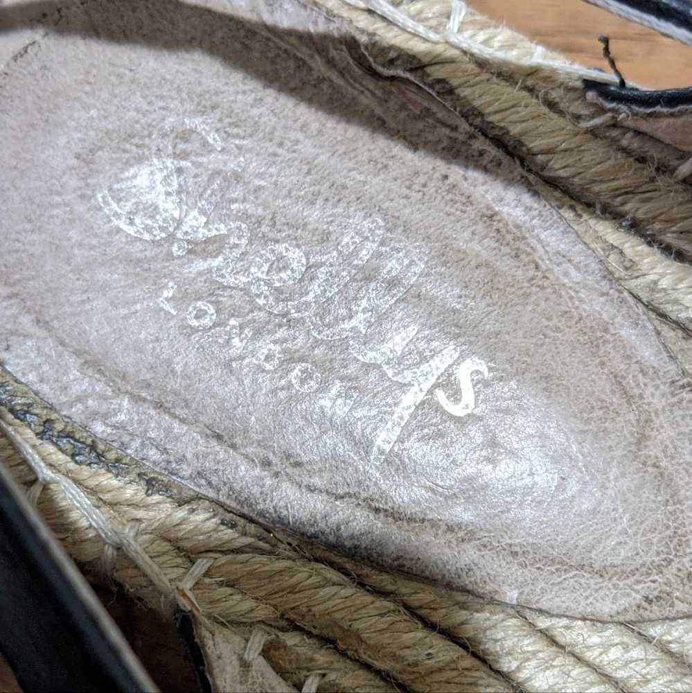 Shellys London Denise Espadrille Flatform Sandals